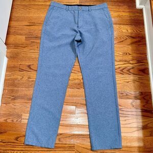 Bonobos Golf Slim Fit Performance Pants. Size 34. Blue.
